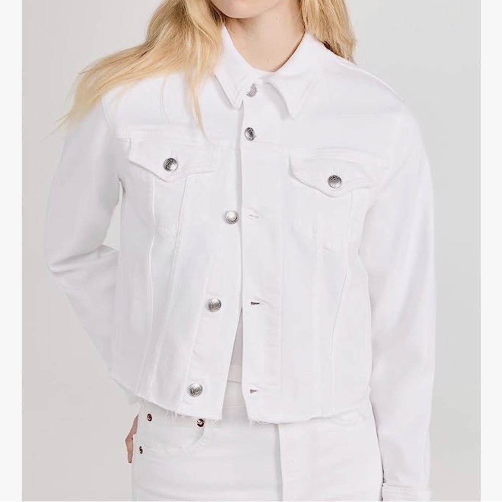 7 For All Mankind Women's Classic Trucker Vintage Jacket